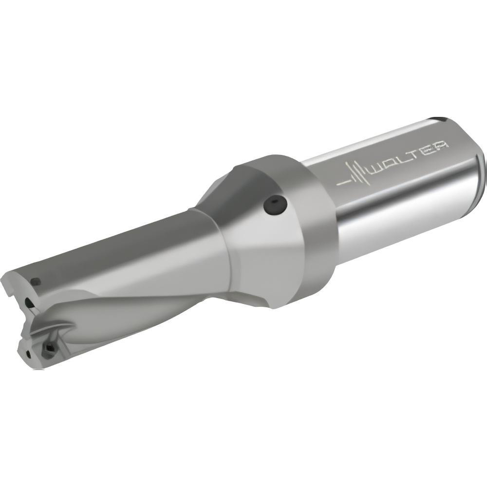 Walter Indexable Insert Drill: D4120.02-30.15F31-P45, 1-3/16" Max Dia, 2xD, 1-1/4" Shank Dia - 6929566