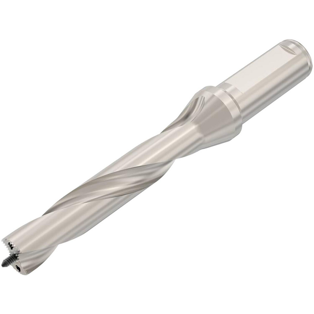 Widia Replaceable-Tip Drill: 17 to 17.99 mm Dia, 90 mm Max Depth, 20 mm Flatted Shank - 3850947