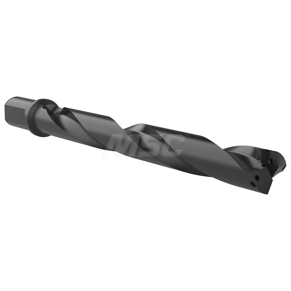 Allied Machine and Engineering Spade Drill: 1-3/16 to 1-3/8" Dia, 11-3/8" Max Depth, Helical Flute - 25025H-125F