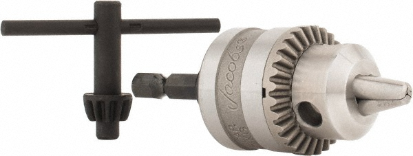 Allied Machine and Engineering Spade Drill: 45/64 to 15/16" Dia, 2-5/8" Max Depth, Straight Flute - 22010S-100F