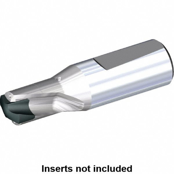 Kennametal Replaceable-Tip Drill: 24 to 26 mm Dia, 25.91 mm Max Depth, 25.4 mm Weldon Flat Shank - 1792228