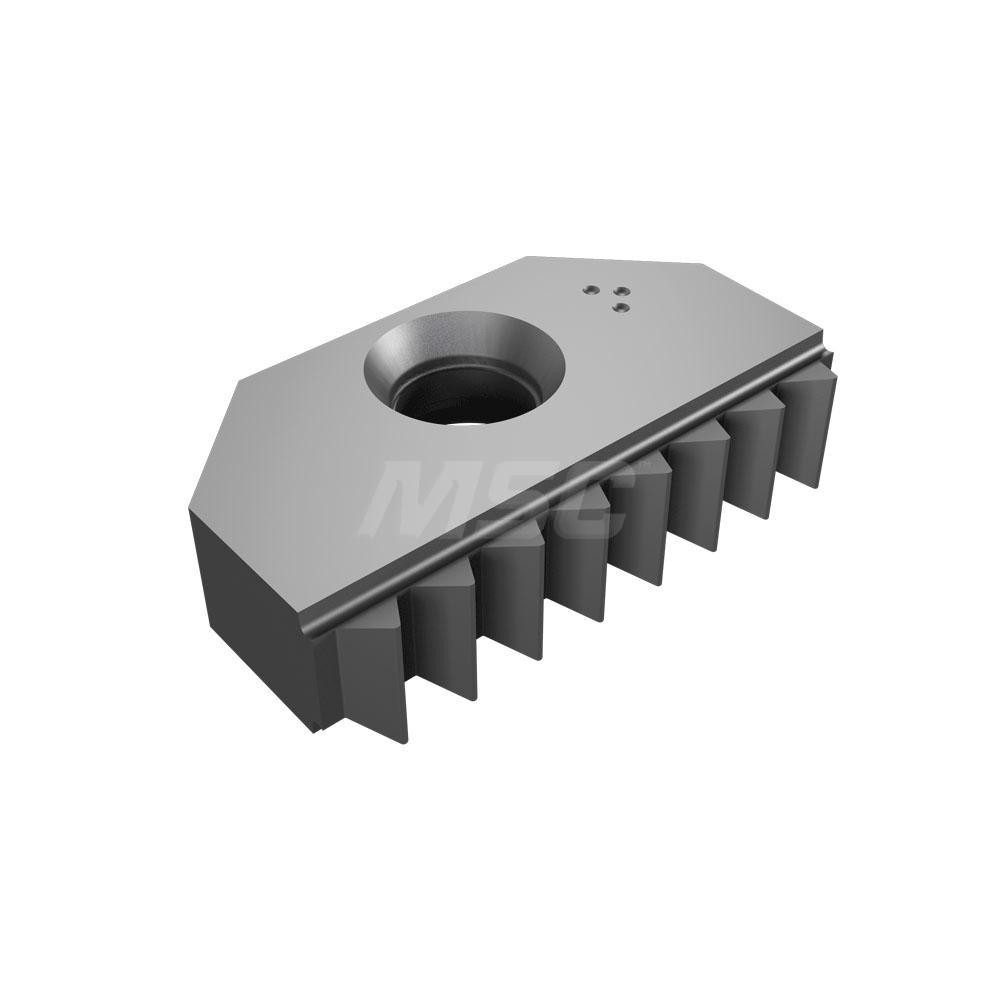 Kennametal Replaceable-Tip Drill: 8.5 to 8.99 mm Dia, 44.96 mm Max Depth, 9.53 mm Straight-Cylindrical Shank - 2250674