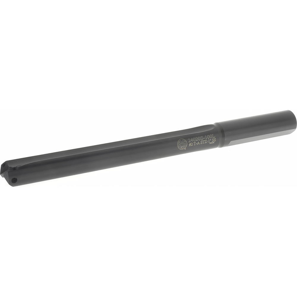 Allied Machine and Engineering Spade Drill: 31/32 to 1-3/8" Dia, 3-3/8" Max Depth, Straight Flute - 22020S-100L