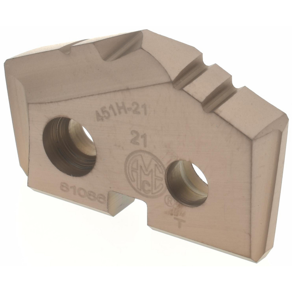 Allied Machine and Engineering Spade Drill: 45/64 to 15/16" Dia, 2-5/8" Max Depth, Straight Flute - 22010S-075L