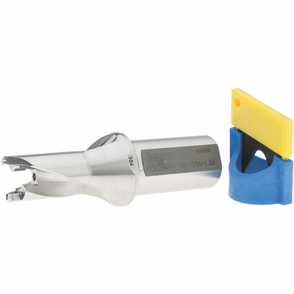 Ingersoll Cutting Tools Replaceable-Tip Drill: 25 to 25.9 mm Dia, 200 mm Max Depth, 32 mm Weldon Flat Shank - 3204254