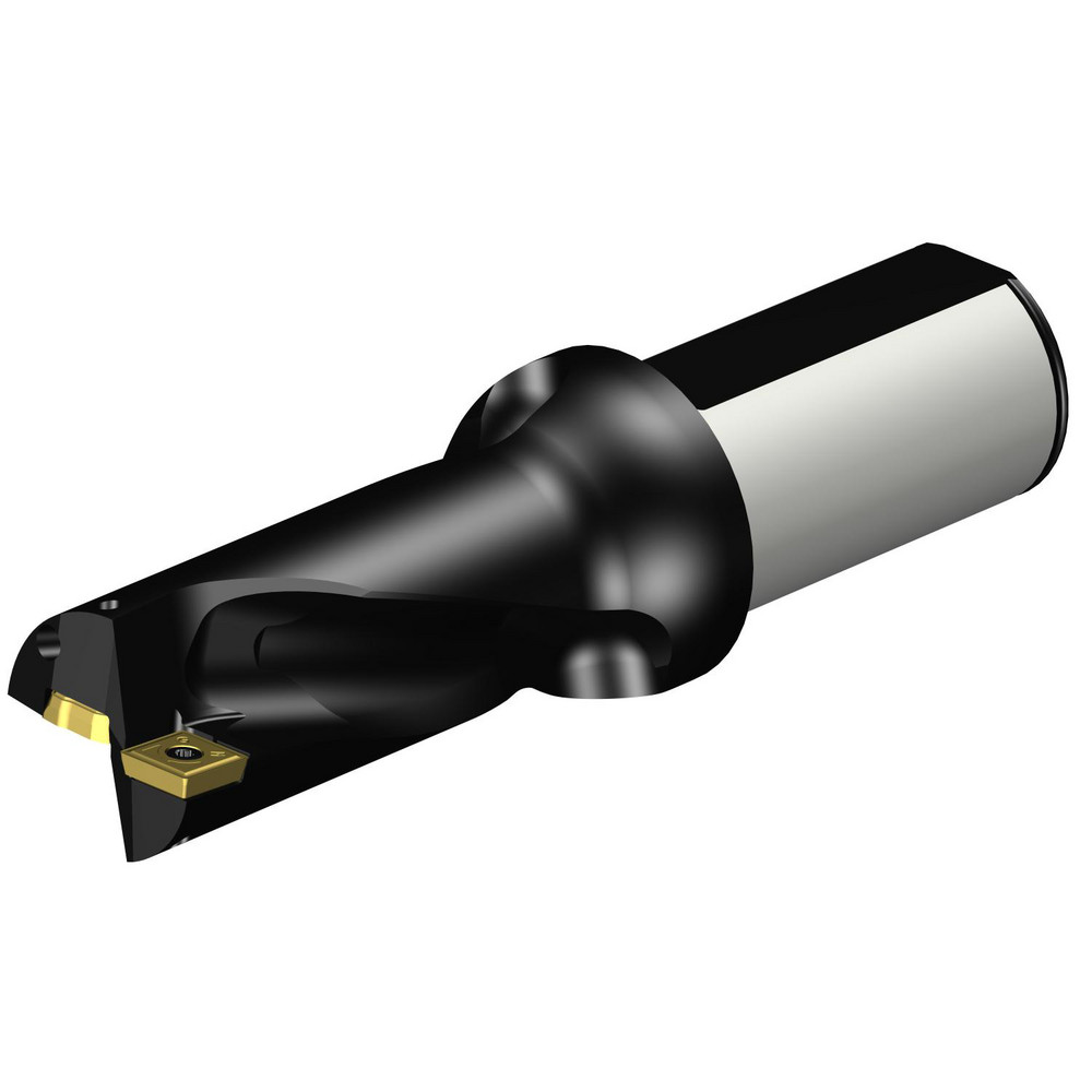 Sandvik Coromant Indexable Insert Drill: A880-D1437LX38-03, 1.5402" Max Dia, 4.3376" Max Depth, 3xD, 1.5000" Shank Dia - 5724037