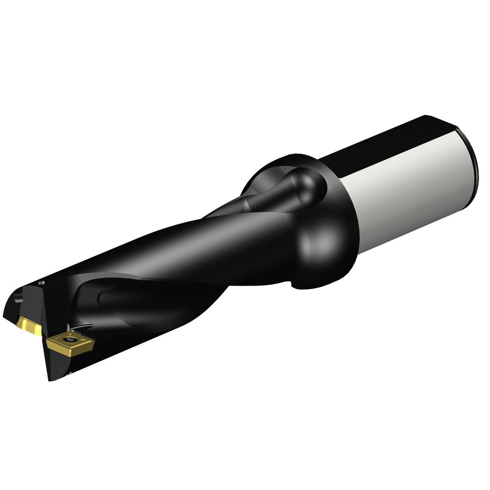 Sandvik Coromant Indexable Insert Drill: A880-D1437LX38-03, 1.5402" Max Dia, 4.3376" Max Depth, 3xD, 1.5000" Shank Dia - 5724037