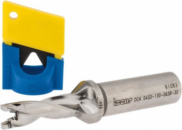 Kennametal Replaceable-Tip Drill: Straight Shank, 16.00 mm Shank Dia - 6372520
