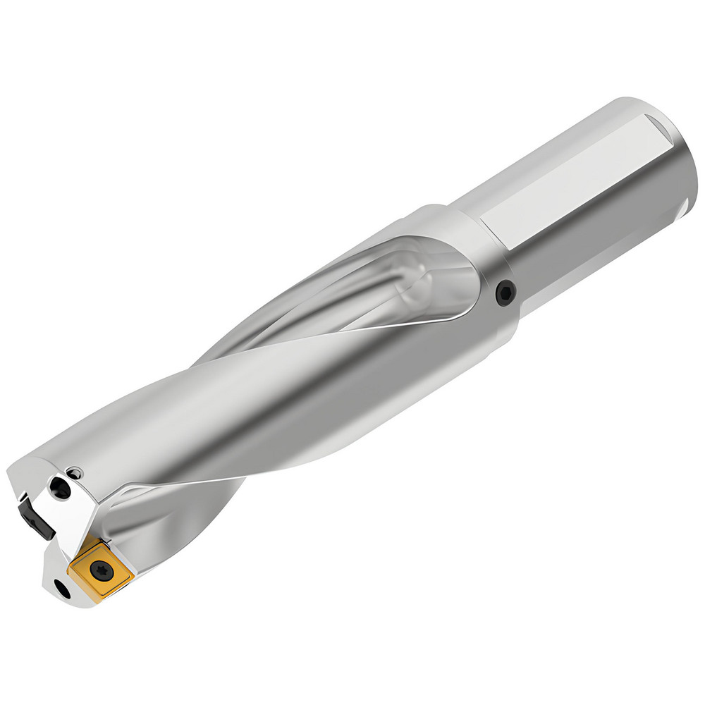 Komet Indexable Insert Drill: KUBT3D2375R10ABS80F, 2-3/8" Max Dia, 7-1/8" Max Depth, 3xD - 1589360398