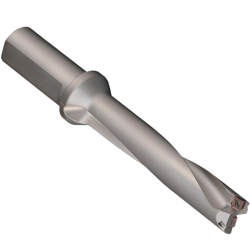 Komet Indexable Insert Drill: KUBT3D2375R10ABS80F, 2-3/8" Max Dia, 7-1/8" Max Depth, 3xD - 1589360398