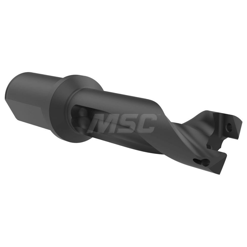 Iscar Replaceable-Tip Drill: 26 to 26.9 mm Dia, 316.7 mm Max Depth, 32 mm Straight-Cylindrical Shank - 3203558