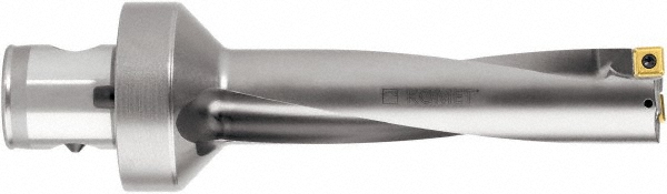 Komet Indexable Insert Drill: KUBP5D1562R12ABS63F, 1-9/16" Max Dia, 5xD - 1587539796