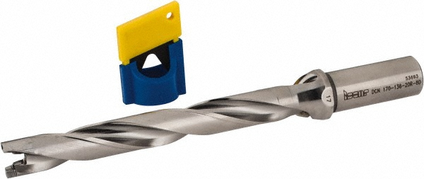 Ingersoll Cutting Tools Replaceable-Tip Drill: 17 to 17.9 mm Dia, 55 mm Max Depth, 20 mm Flatted Shank - 6334327
