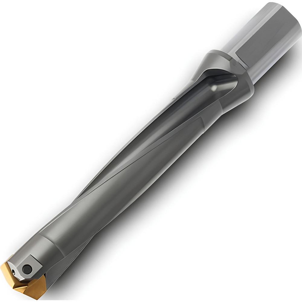 Ingersoll Cutting Tools Replaceable-Tip Drill: 21 to 21.9 mm Dia, 168 mm Max Depth, 25 mm Cylindrical Shank - 3204586