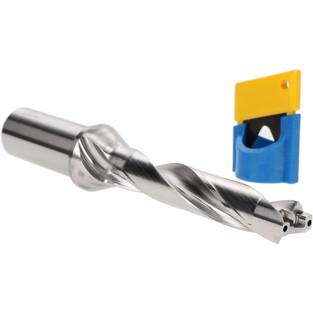 Ingersoll Cutting Tools Replaceable-Tip Drill: 0.748 to 0.7835" Dia, 2.48" Max Depth, 1" Weldon Flat Shank - 3221104