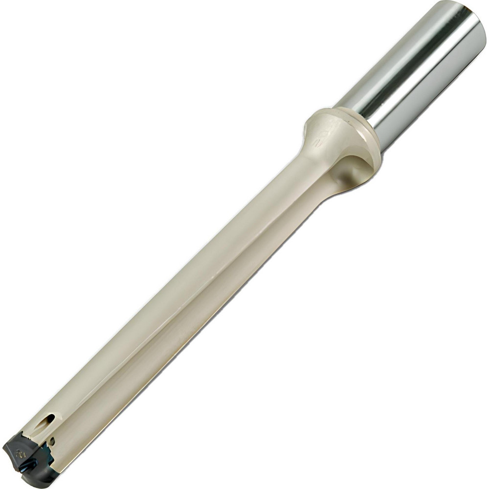 Ingersoll Cutting Tools Replaceable-Tip Drill: 0.9449 to 0.9803" Dia, 7.56" Max Depth, 1-1/4" Weldon Flat Shank - 3212810
