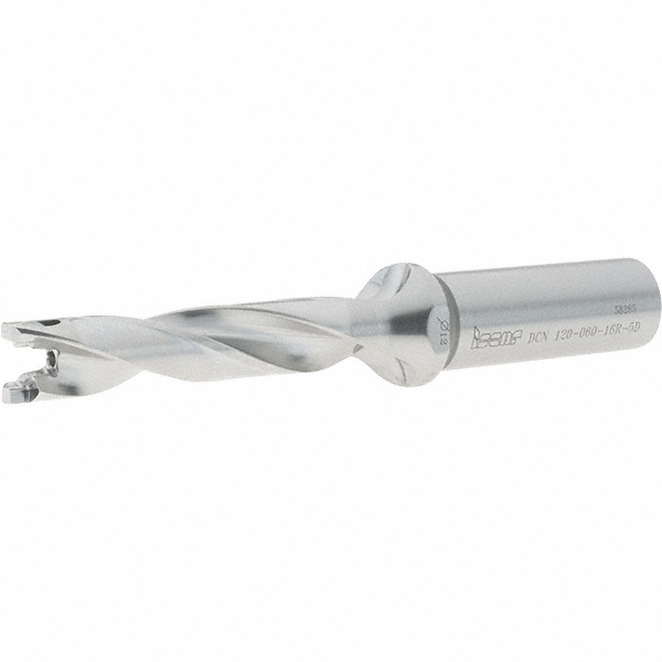 Kyocera Replaceable-Tip Drill: 12 to 12.49 mm Dia, 100 mm Max Depth, 16 mm Flange Shank - THD08622