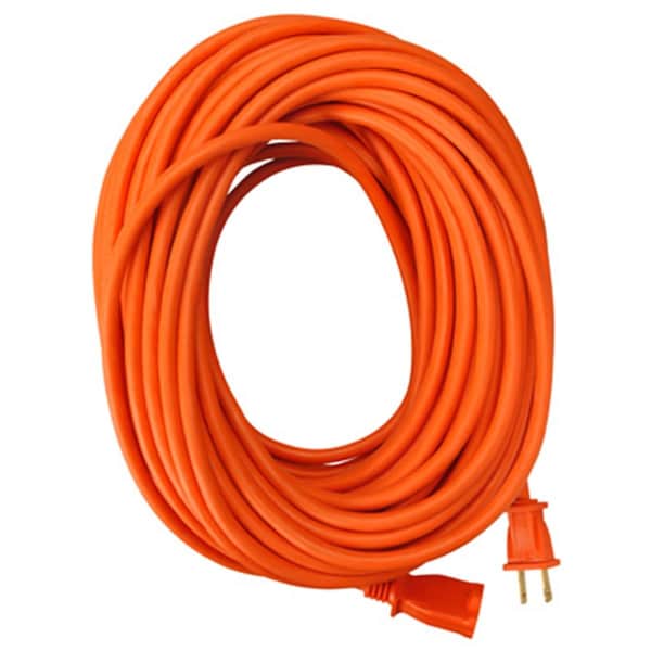 Virtual 02209ME 100 ft. Orange Round Vinyl Extension Cord - VI2670416