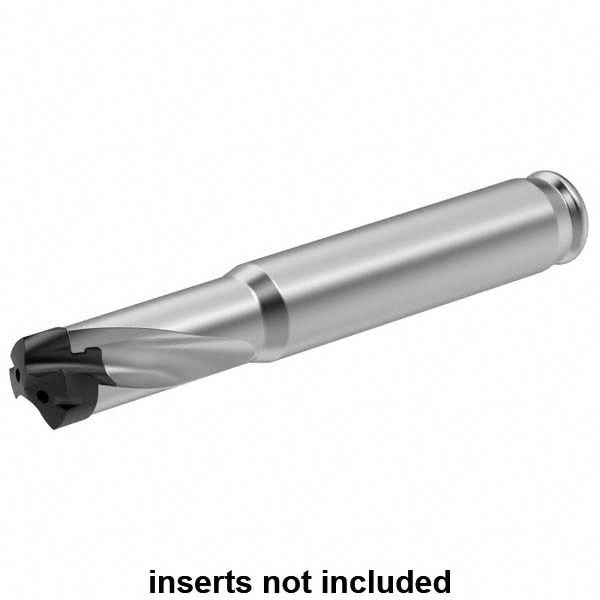 Kennametal Replaceable-Tip Drill: Straight Shank, 10.00 mm Shank Dia - 6389578
