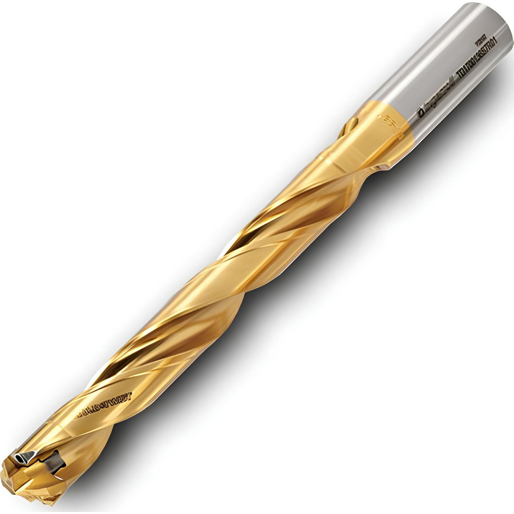 Ingersoll Cutting Tools Replaceable-Tip Drill: 7 to 7.4 mm Dia, 56 mm Max Depth, 12 mm Weldon Flat Shank - 6102127