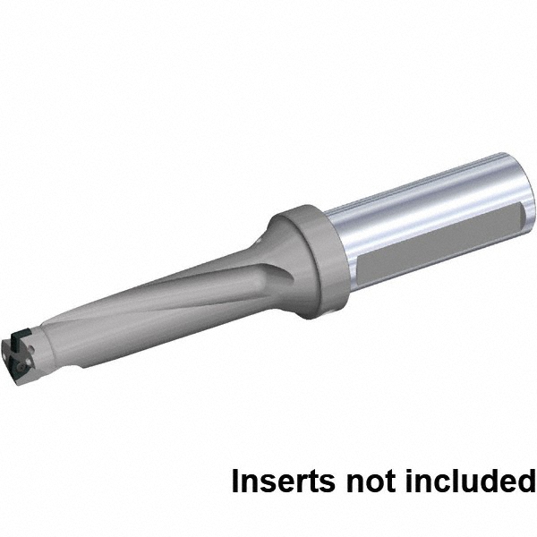 Kennametal Indexable Insert Drill: DFR1000R4SSF100, 26.42 mm Max Dia, 101.60 mm Max Depth, 4xD - 3022356