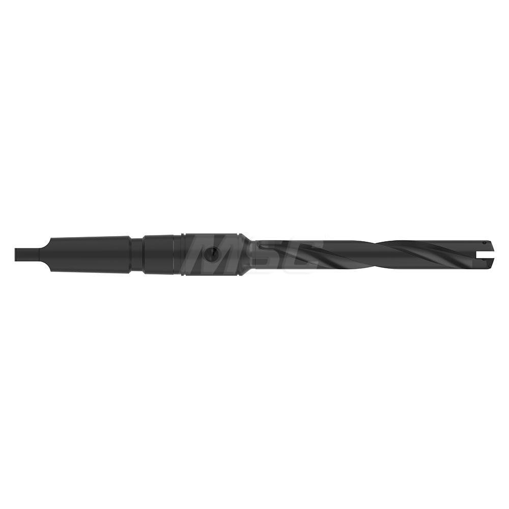 Allied Machine and Engineering Spade Drill: 45/64 to 15/16" Dia, 4-3/4" Max Depth, Helical Flute - 23010H-003I