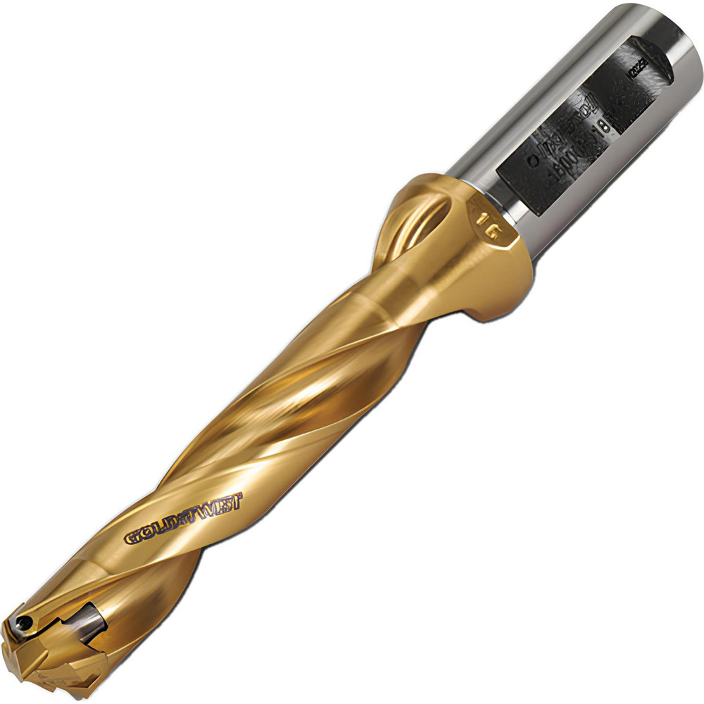 Ingersoll Cutting Tools Replaceable-Tip Drill: 0.8661 to 0.9016" Dia, 1.3" Max Depth, 1" Cylindrical Shank - 3212789