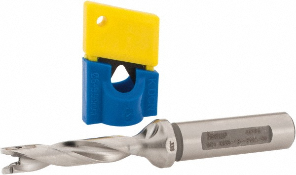 Ingersoll Cutting Tools Replaceable-Tip Drill: 0.5709 to 0.5866" Dia, 1.73" Max Depth, 5/8" Cylindrical Shank - 3212711