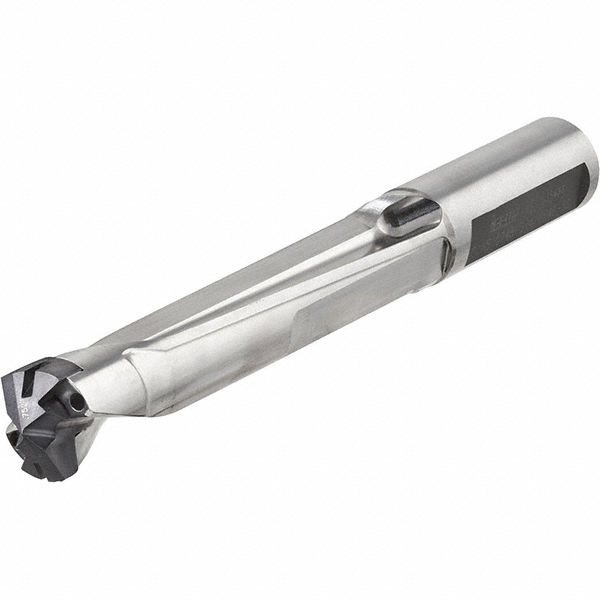 Ingersoll Cutting Tools Replaceable-Tip Drill: 0.4724 to 0.4882" Dia, 3.78" Max Depth, 5/8" Cylindrical Shank - 3212696