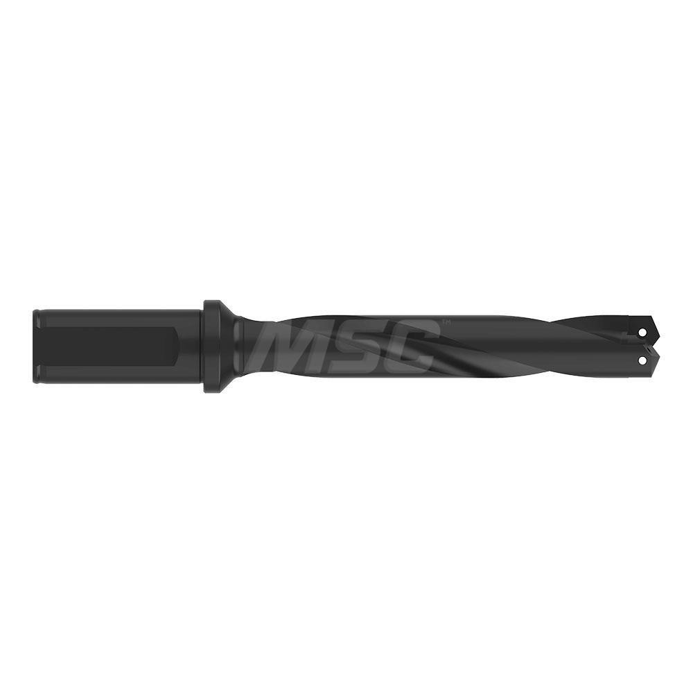 Allied Machine and Engineering Spade Drill: 55/64 to 15/16" Dia, 4-5/8" Max Depth, Helical Flute - 23015H-100F