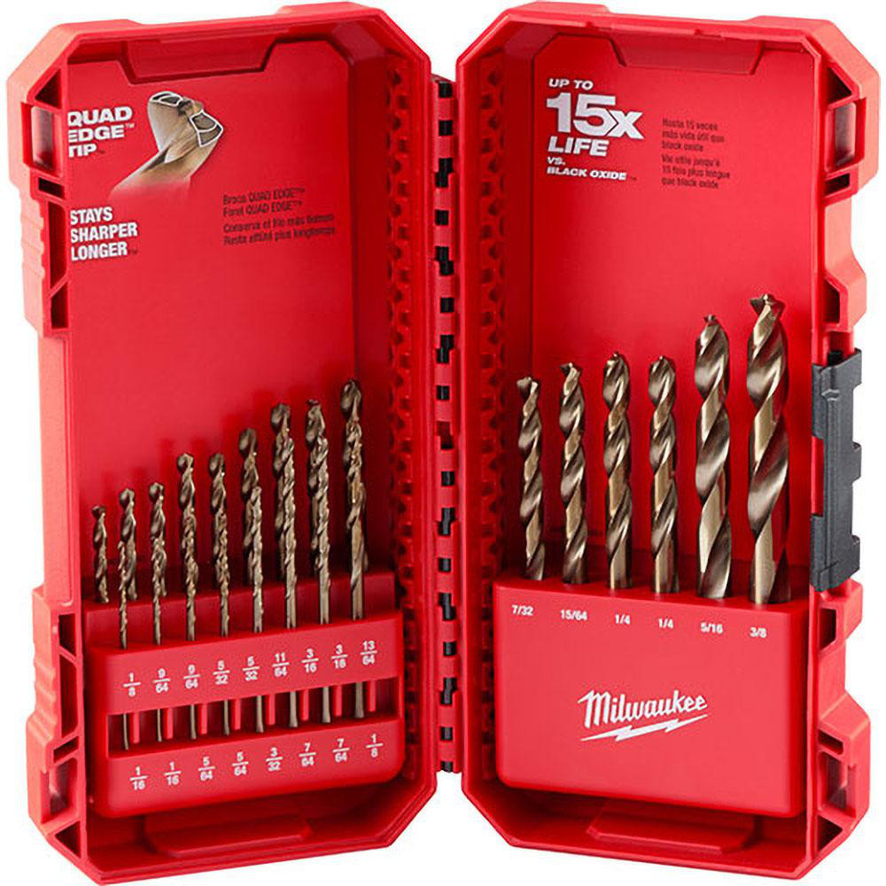 Allied Machine and Engineering Spade Drill: 55/64 to 15/16" Dia, 4-5/8" Max Depth, Helical Flute - 23015H-100F