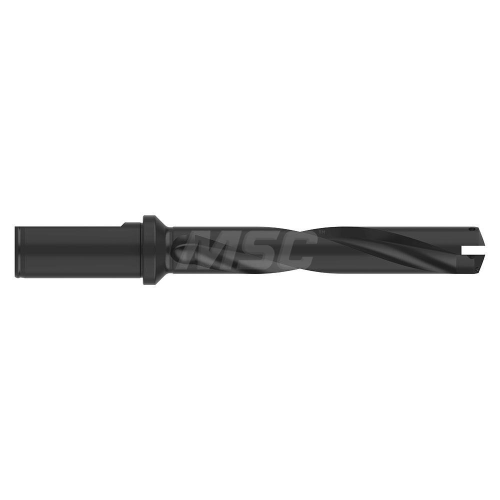 Allied Machine and Engineering Spade Drill: 55/64 to 15/16" Dia, 4-5/8" Max Depth, Helical Flute - 23015H-100F