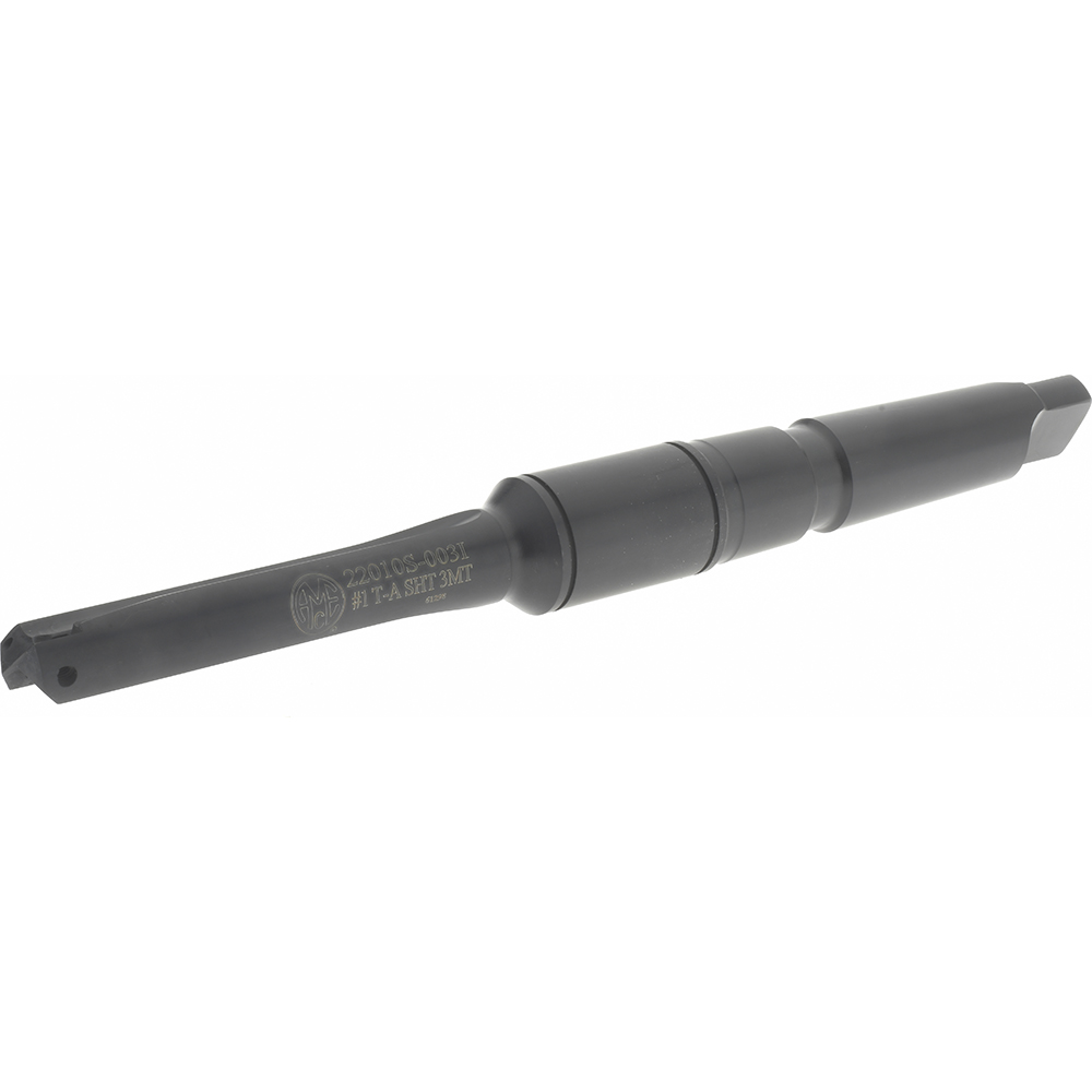 Allied Machine and Engineering Spade Drill: 55/64 to 15/16" Dia, 4-5/8" Max Depth, Helical Flute - 23015H-100F