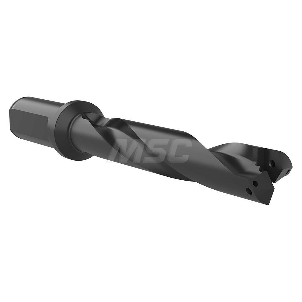 Allied Machine and Engineering Spade Drill: 55/64 to 15/16" Dia, 4-5/8" Max Depth, Helical Flute - 23015H-100F