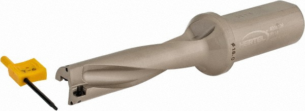 Kyocera Indexable Insert Drill: S25DRZ187206, 18.00 mm Max Dia, 72.00 mm Max Depth, 4xD, 25.00 mm Shank Dia - THD01060