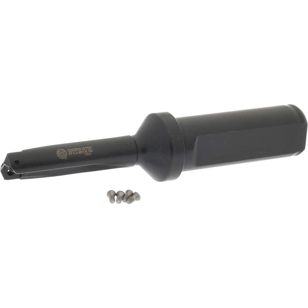 Allied Machine and Engineering Spade Drill: 7/16 to 1/2" Dia, 4-3/8" Max Depth, Straight Flute - 250Z0S-075L