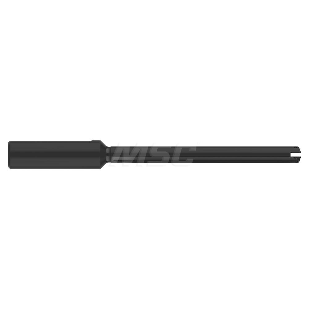 Allied Machine and Engineering Spade Drill: 7/16 to 1/2" Dia, 4-3/8" Max Depth, Straight Flute - 250Z0S-075L