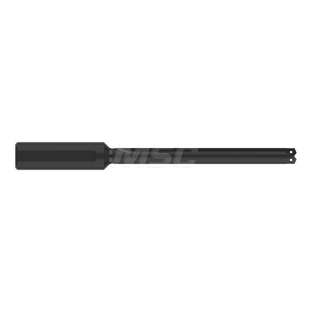 Allied Machine and Engineering Spade Drill: 7/16 to 1/2" Dia, 4-3/8" Max Depth, Straight Flute - 250Z0S-075L