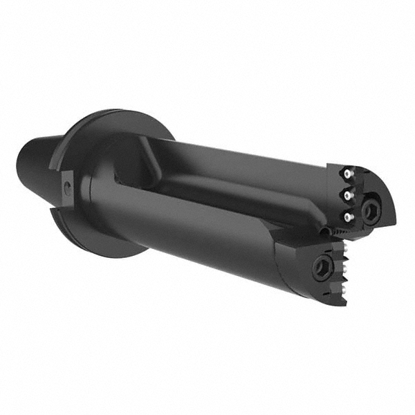 Allied Machine and Engineering Indexable Insert Drill: 2.8-3.0 REV3.5DCV50, 3" Max Dia, 10-29/64" Max Depth, 3.5xD, 2-3/4" Shank Dia - R46X35-CV50