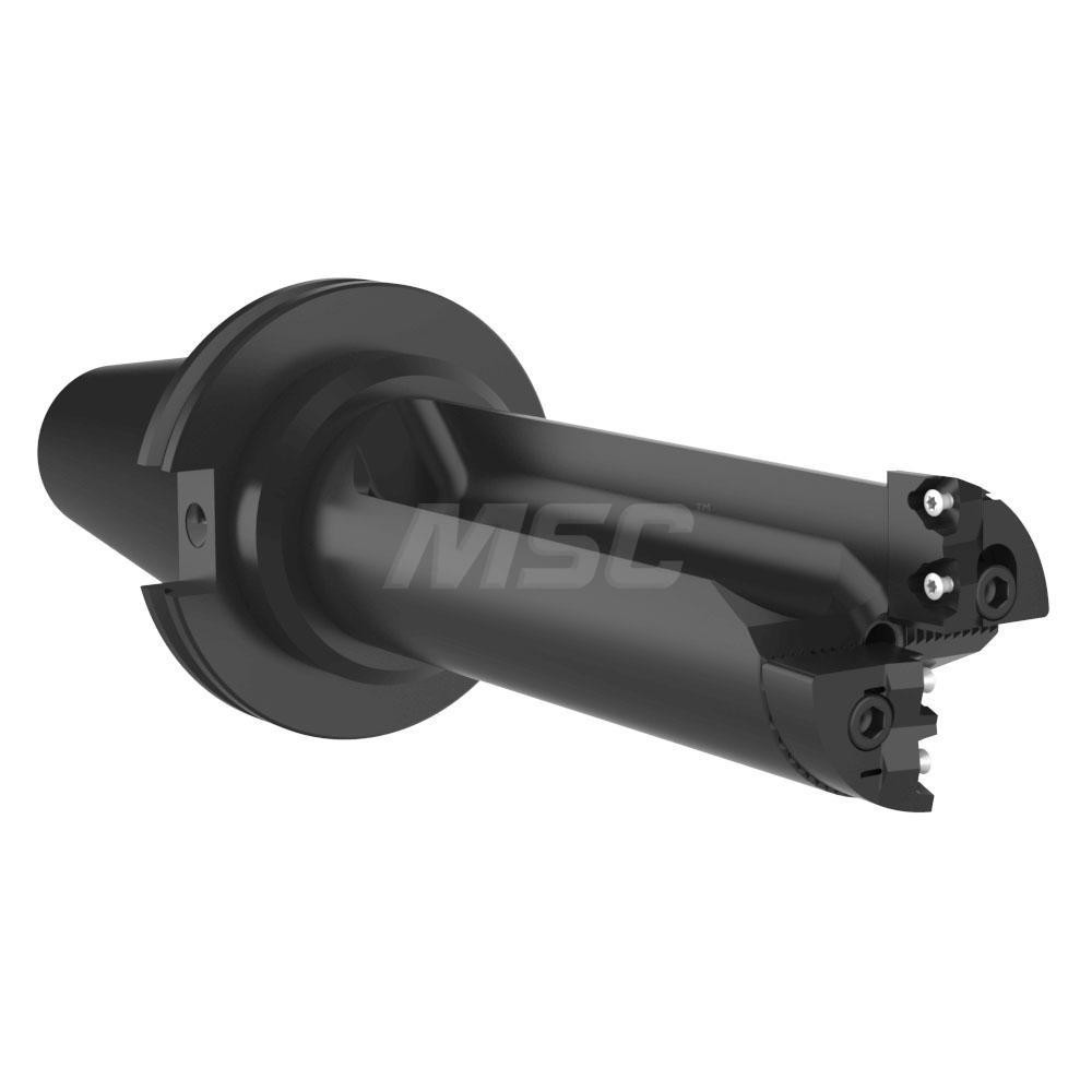Allied Machine and Engineering Indexable Insert Drill: 2.8-3.0 REV3.5DCV50, 3" Max Dia, 10-29/64" Max Depth, 3.5xD, 2-3/4" Shank Dia - R46X35-CV50
