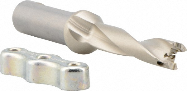 Tungaloy Replaceable-Tip Drill: 0.472 to 0.488" Dia, 5.755" Max Depth, 5/8" Straight-Cylindrical Shank - 6754743