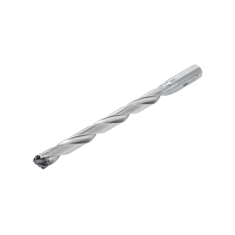 Tungaloy Replaceable-Tip Drill: 0.472 to 0.488" Dia, 5.755" Max Depth, 5/8" Straight-Cylindrical Shank - 6754743