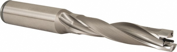 Kennametal Replaceable-Tip Drill: 19.46 to 19.96 mm Dia, 100.08 mm Max Depth, 25.4 mm Straight-Cylindrical Shank - 1606885