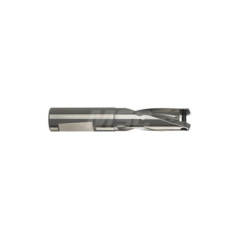 Kyocera Replaceable-Tip Drill: 14 to 14.49 mm Dia, 43.5 mm Max Depth, 16 mm Flange Shank - THD08640