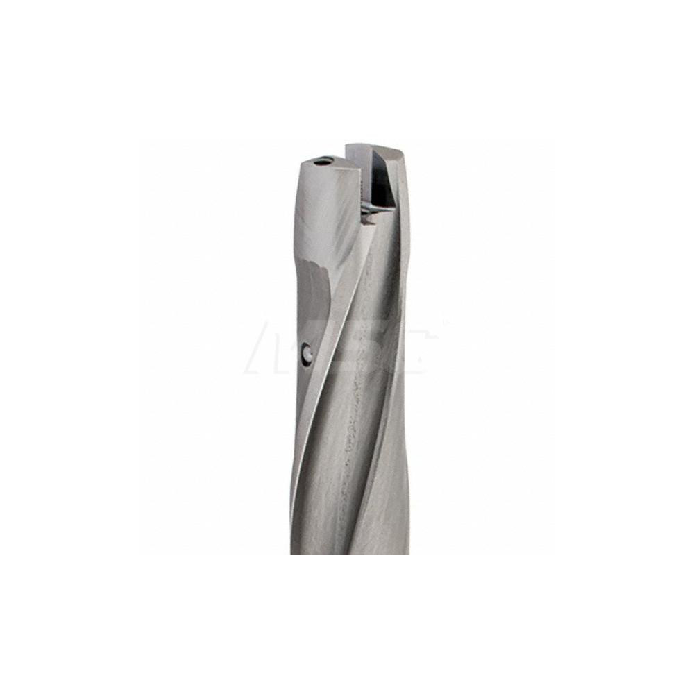 Kennametal Replaceable-Tip Drill: 15.88 to 16.38 mm Dia, 80 mm Max Depth, 19.05 mm Straight-Cylindrical Shank - 1330471