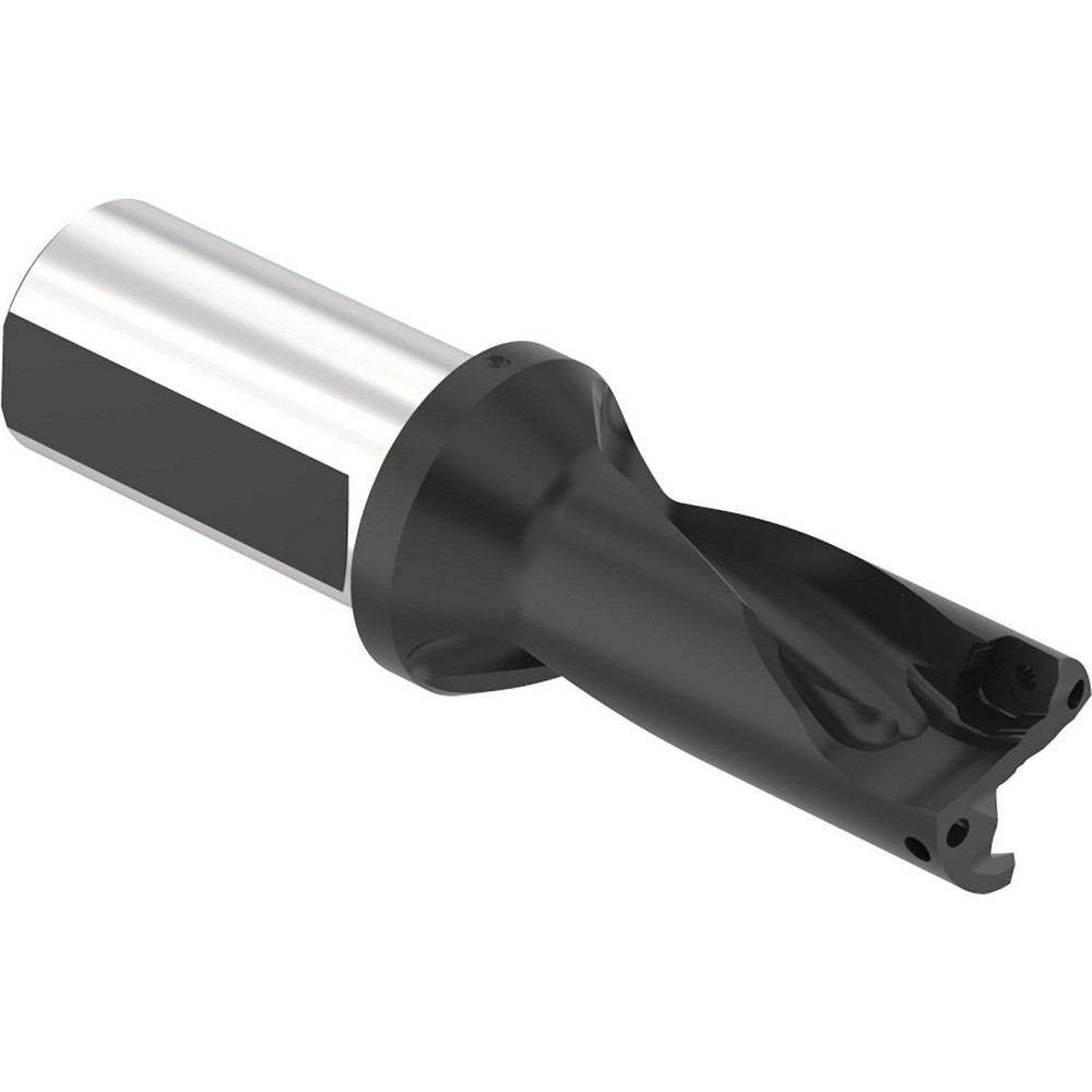Allied Machine and Engineering Indexable Insert Drill: D2091187I-125F, 1-3/16" Max Dia, 2xD, 1-1/4" Shank Dia - D2091187I-125F