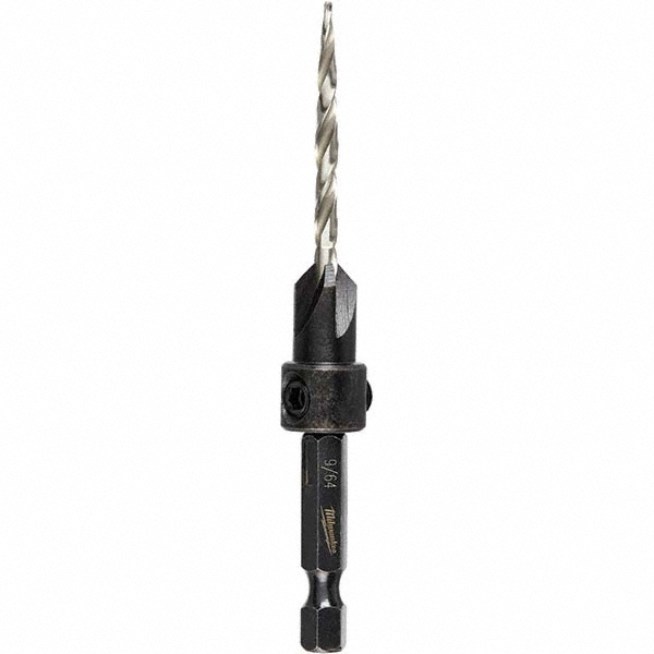 Iscar Replaceable-Tip Drill: 4.5 to 4.9 mm Dia, 23.16 mm Max Depth, 6 mm Straight-Cylindrical Shank - 3346596