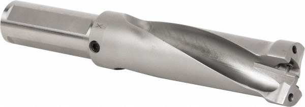 Kyocera Indexable Insert Drill: WCMX06 2.250DIA3XD, 2-1/4" Max Dia, 6-3/4" Max Depth, 3xD, 2" Shank Dia - OTM86323
