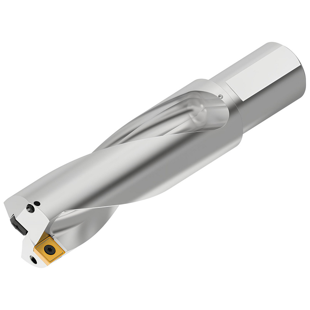 Kyocera Indexable Insert Drill: WCMX06 2.250DIA3XD, 2-1/4" Max Dia, 6-3/4" Max Depth, 3xD, 2" Shank Dia - OTM86323