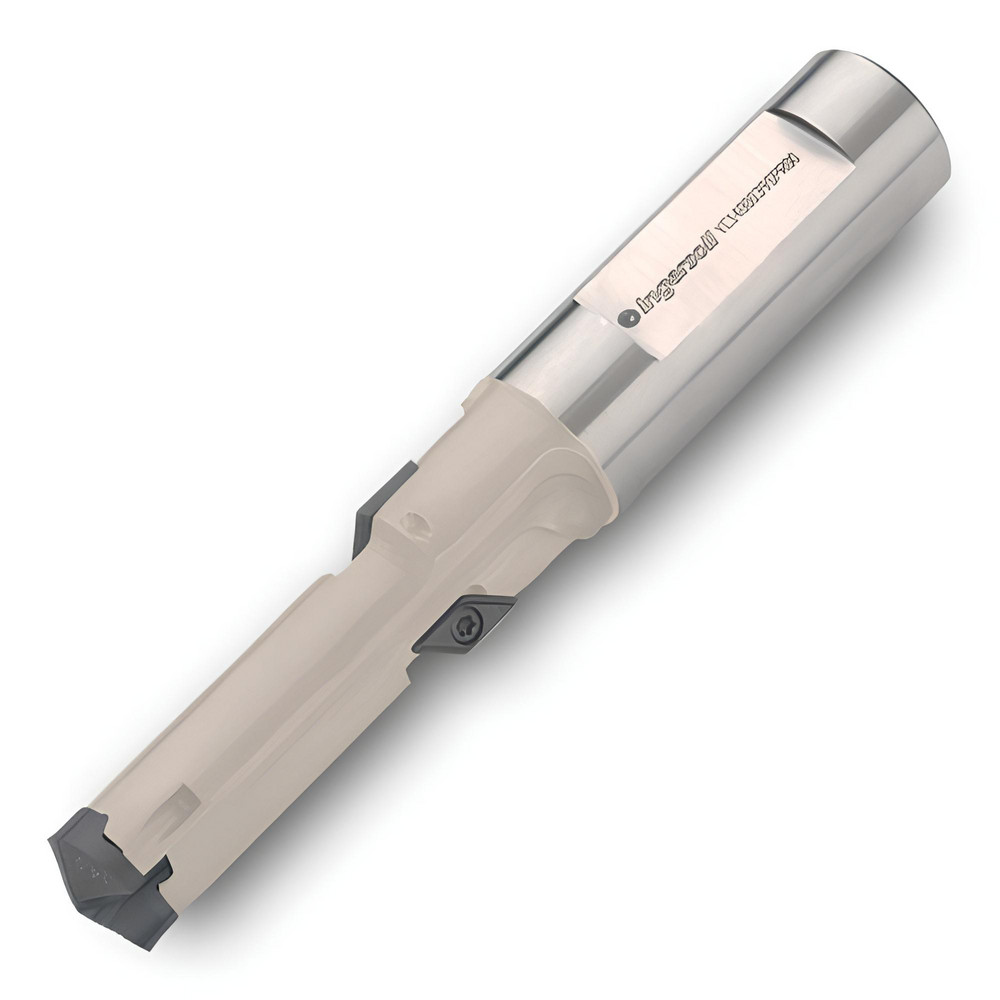 Ingersoll Cutting Tools Replaceable-Tip Drill: 8.5 to 8.9 mm Dia, 46.51 mm Max Depth, 14 mm Weldon Flat Shank - 3221087